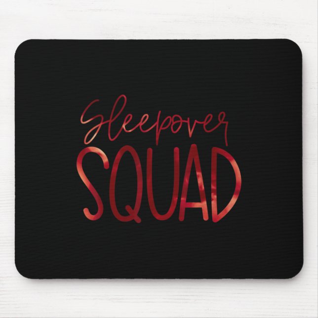 Slumber Party Crew Sleepover Squad Pajama Hallowee Musmatta (Framsidan)
