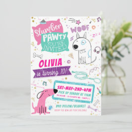 Slumber Party födelsedag - Doggy Puppy