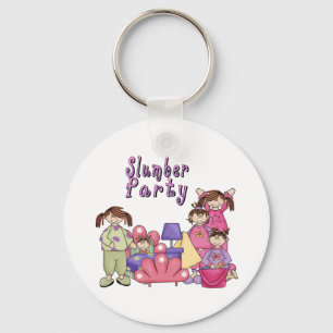 SLUMBER PARTY GIRLS NYCKELRING
