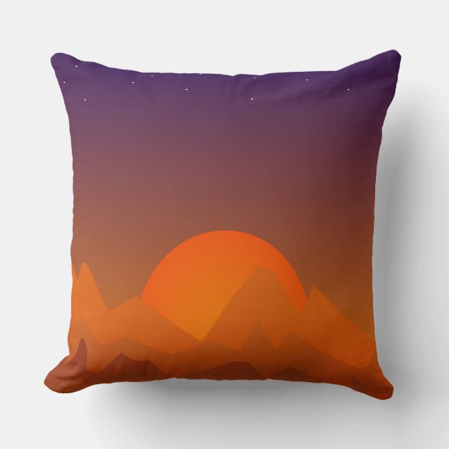 Slumeration på Backe i sydvästra landskapet Art Su Kudde (Framsida)