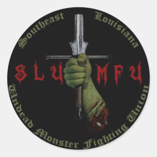 SlumFu klistermärkear Runt Klistermärke