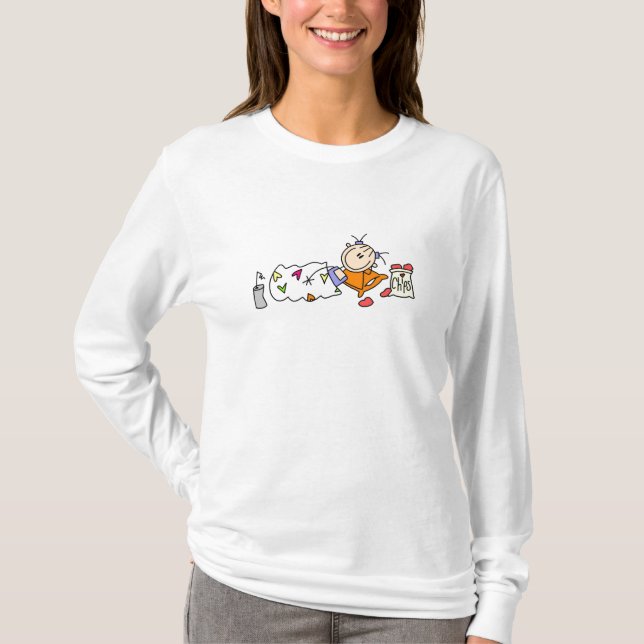 Slummerpartyglädje Tee Shirt (Framsida)
