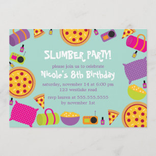 Slumpa Party Barns födelsedag Inbjudningar