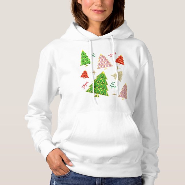 Slumpartad Joyoux Noel jultröja T Shirt (Framsida)