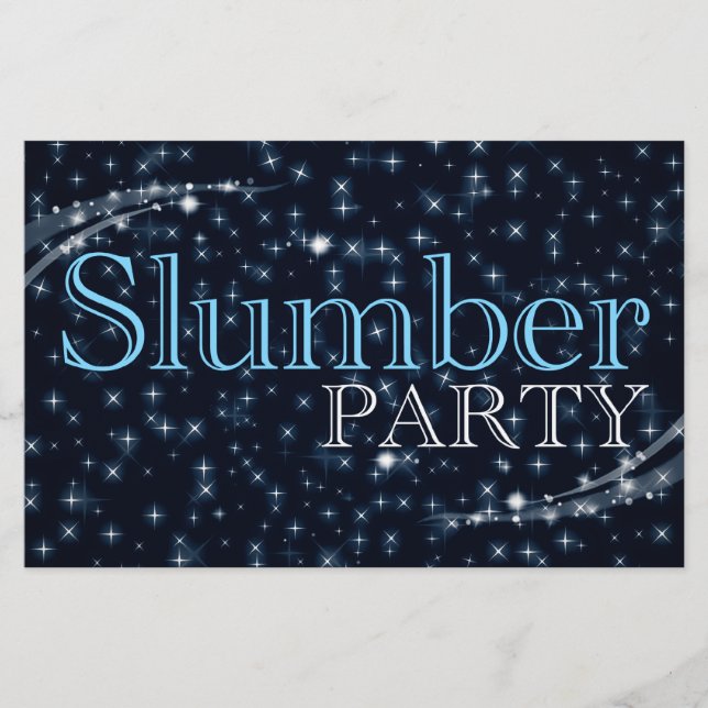 slumpartsinbjudningar: Starshine (Framsida)