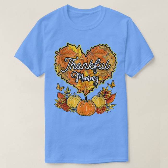 Slumpen höstfällning på hösten på Thanksgivingen - T Shirt (Design framsida)