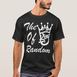 Slumpens Kung Roligt Spelpresent För Spelare fr T Shirt