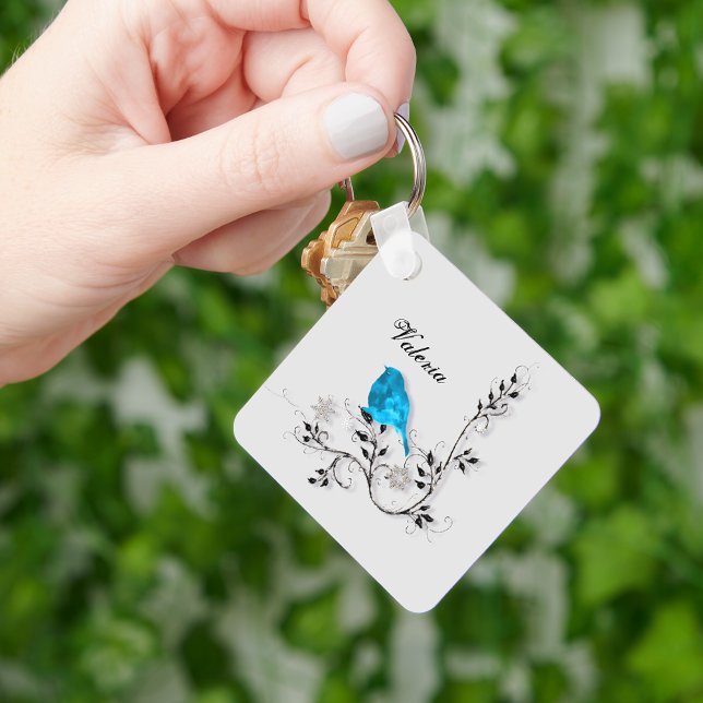 Slumpfågel av Happiness Keychain Nyckelring (Skapare uppladdad)
