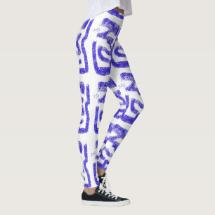 slumpmässig abstrakt Thunder_Cove blue på valfri Leggings