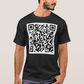 Slumpmässig djurfotogenerator QR-kod T Shirt