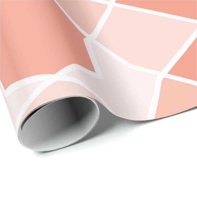Slumpmässig form för enkel monokrom geometrisk kon presentpapper (Rullad Hörn)