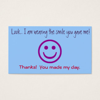 Slumpmässig godhetskort av godhet visitkort