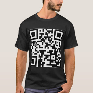 Slumpmässig Hund Fotogenerator QR-kodmagnet T Shirt