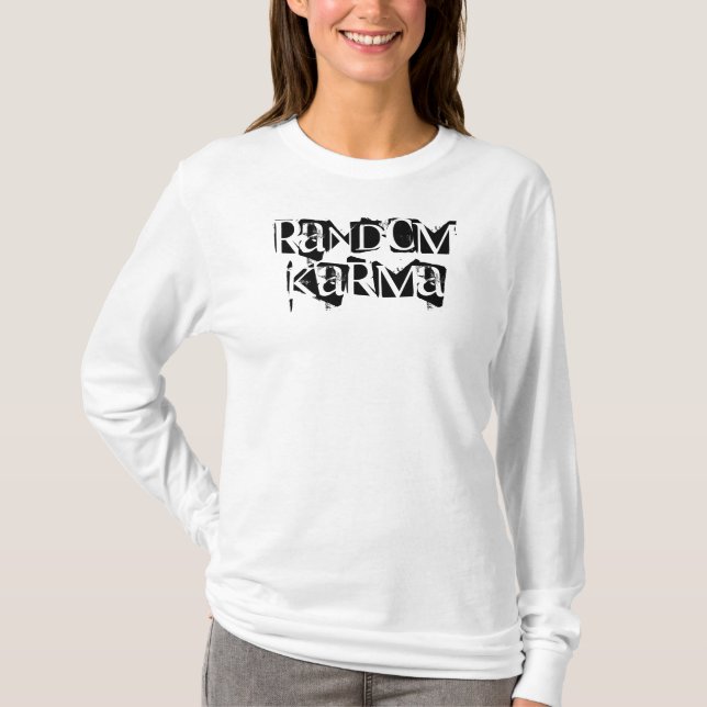 Slumpmässig Karma Tee Shirt (Framsida)