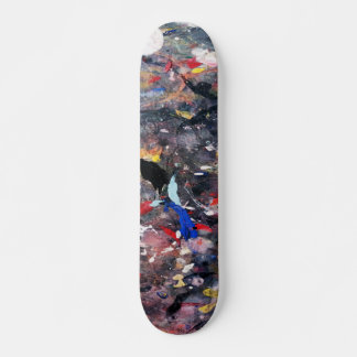 slumpmässig konst mini skateboard bräda 18,5 cm