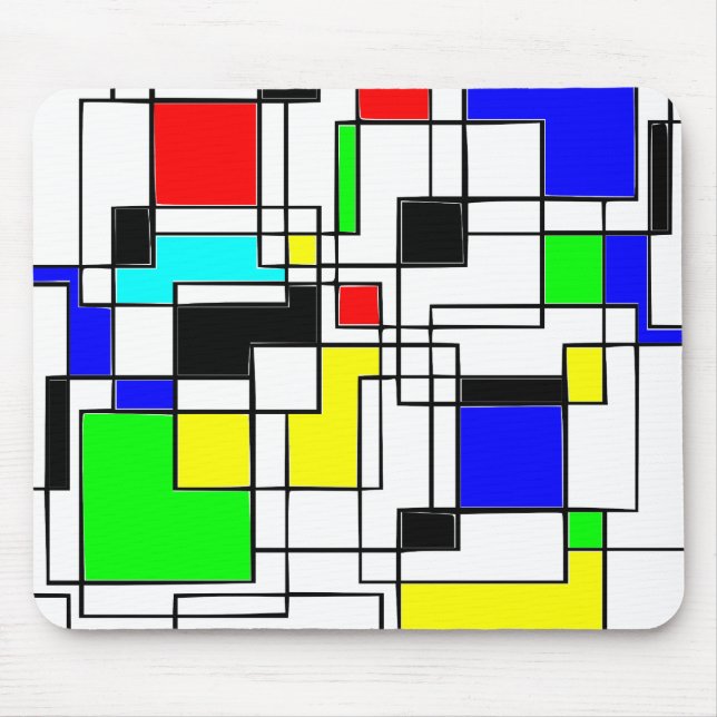 Slumpmässig kvadratbostad till Mondrian Musmatta (Framsidan)