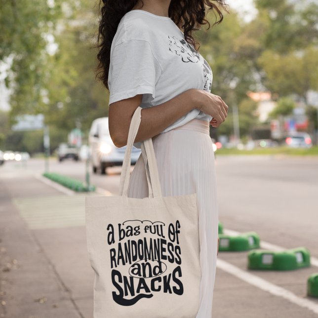 Slumpmässig och snabb modern Snyggt Tygkasse (Add a touch of humour to your everyday adventures!)