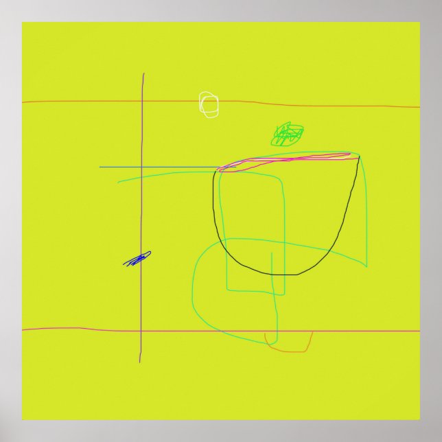 Slumpmässig och spontanitet poster (Framsidan)