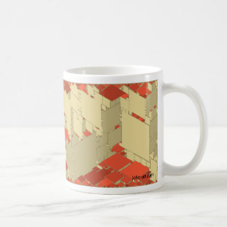 slumpmässig rhombi kaffemugg