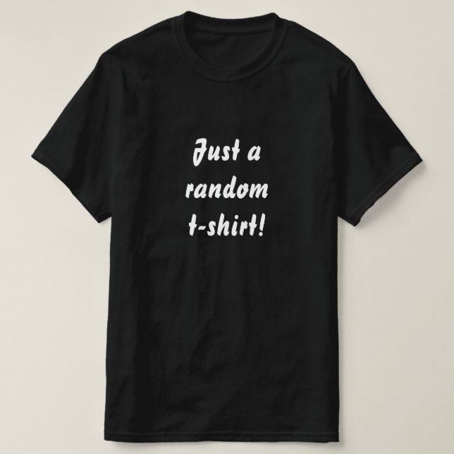 Slumpmässig T-Shirt (Design framsida)