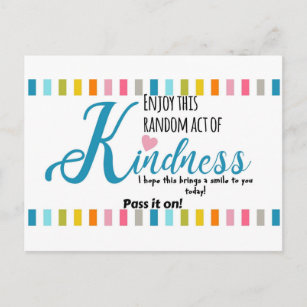 Slumpmässig vänlighet vykort