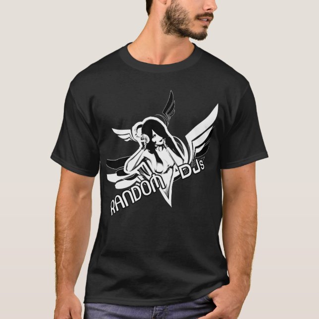 SLUMPMÄSSIGA DJs [klassikern] Tee Shirt (Framsida)