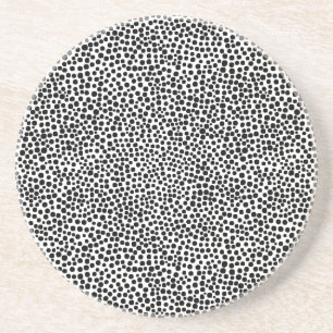 Slumpmässiga fläckar - svart på vitt underlägg