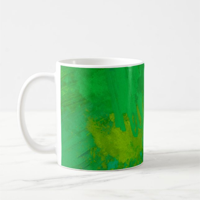 Slumpmässiga former av abstrakt. 2 d illustrations kaffemugg (Vänster)