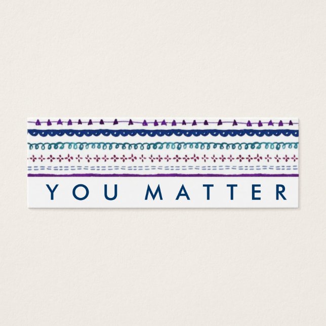 Slumpmässiga handlingar av skindhet som du matchar litet visitkort (Framsidan)