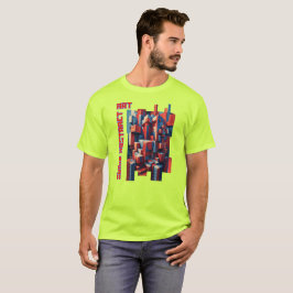 Slumpmässigt beställd färglöst figurer t shirt