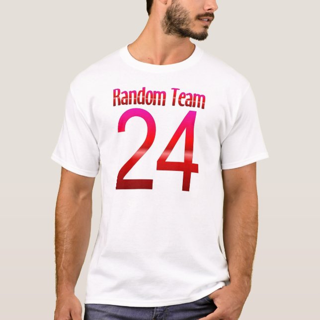 Slumpmässigt lag t-shirt (Framsida)