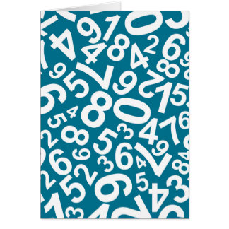 Slumpmässigt numrerar mönster OBS kort