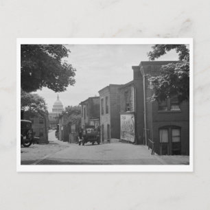 Slums nära Huvudstad, Washington, D.C. 1935 Vint Vykort