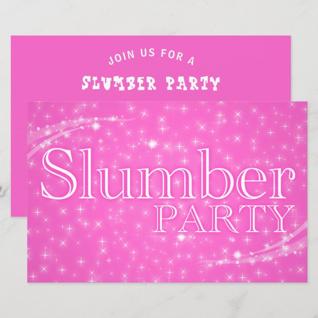 slumstärkelse från party (Fram/baksida)