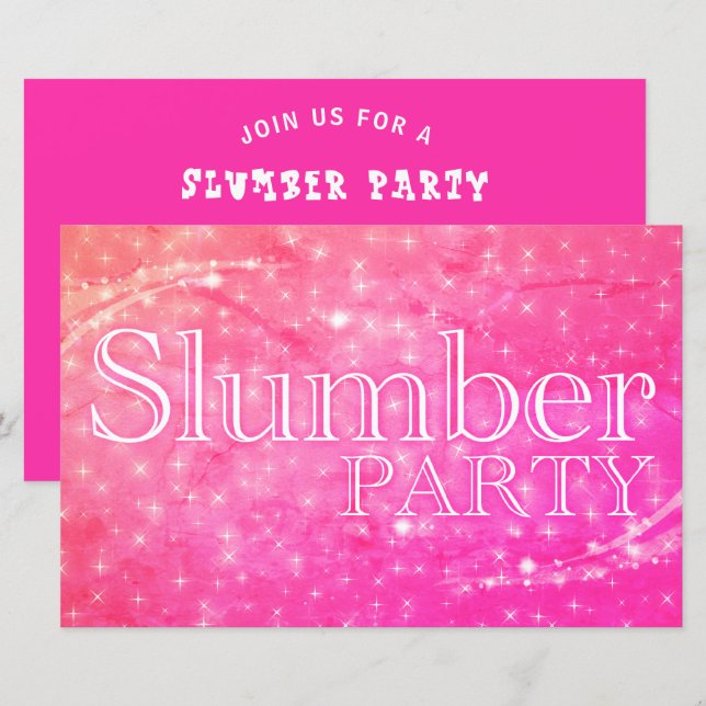 slumstärkelse från party (Fram/baksida)