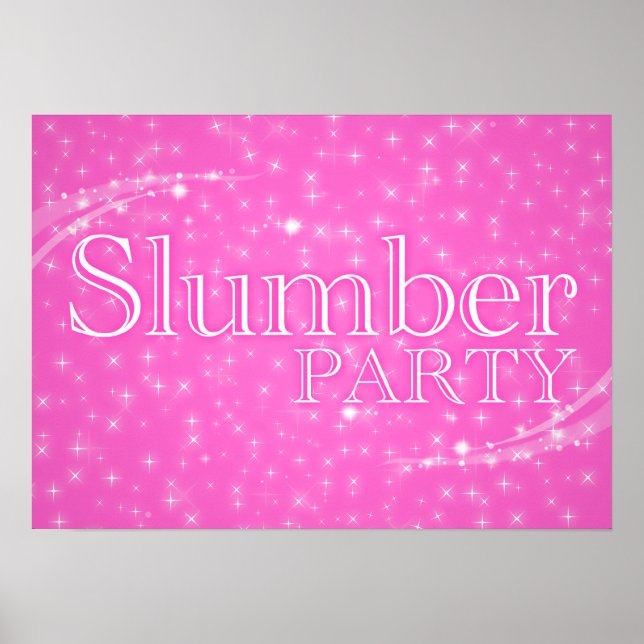slumstärkelse från party poster (Framsidan)