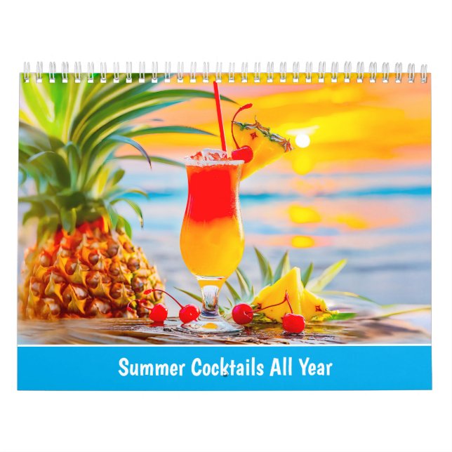 Slurk & Slappra – Sommarcocktails året runt Kalender (Omslag)