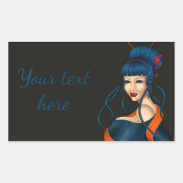 Slurp  rektangulärt klistermärke