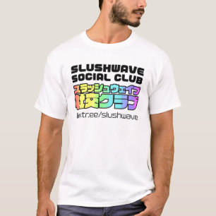 Slushwave Social Klubb Square på Light LogoJr T Shirt