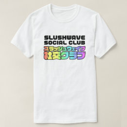 Slushwave Social Klubb Square på Light LogoJr T Shirt