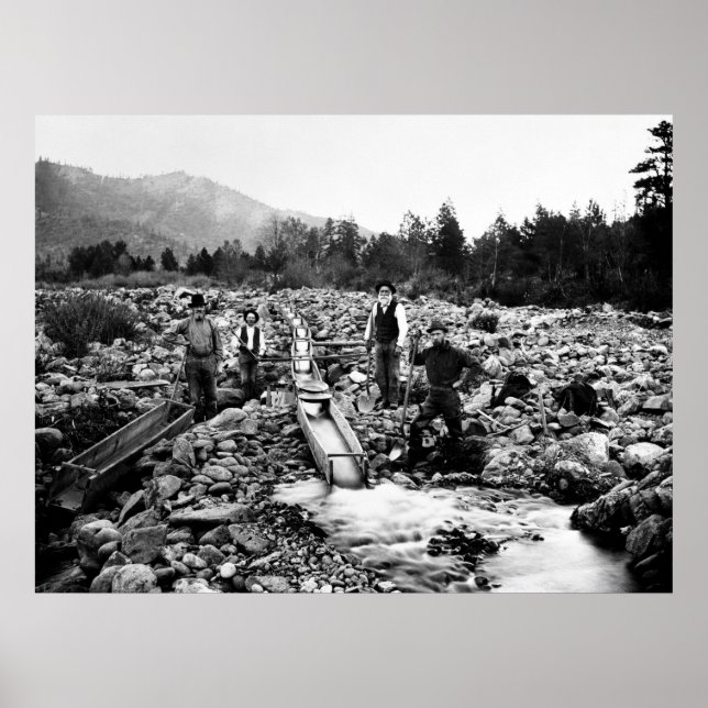 SLUT för GULD c. 1890 Poster (Framsidan)