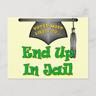 Slut i Jail Vykort