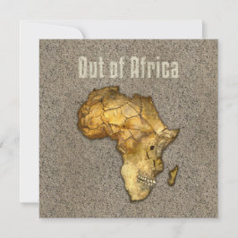 Slut på Afrika Julkort
