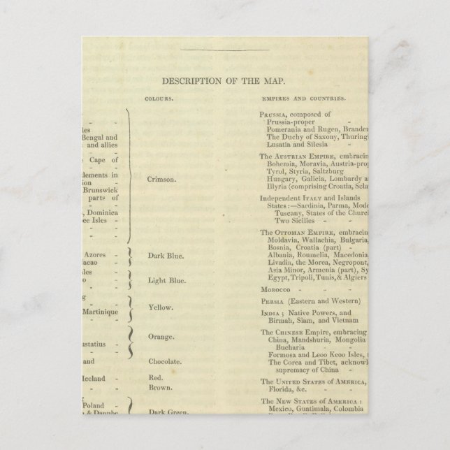 Slut på allmän fred 1828 AD Vykort (Framsida)