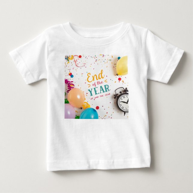 "Slut på årets Firande T-skjorta. T Shirt (Framsida)