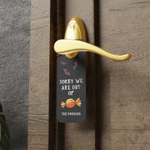 Slut på Candy Halloween-dekorativ dörrvakt