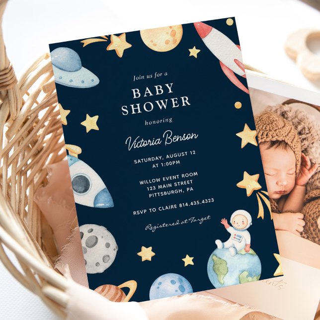 Slut på den här inbjudan till World Baby Shower (Skapare uppladdad)