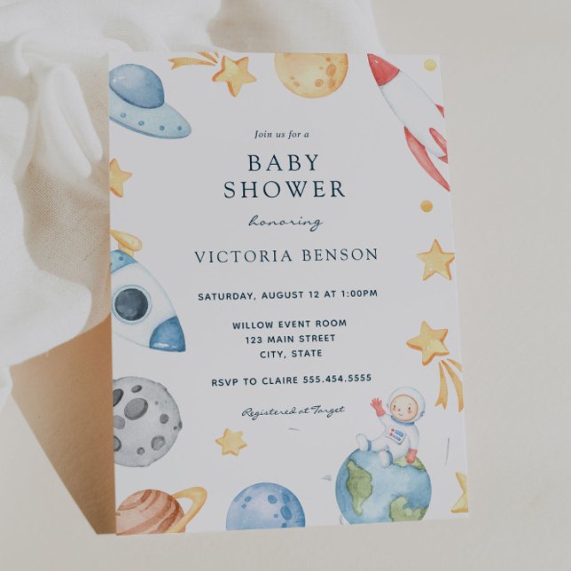 Slut på den här inbjudan till World Baby Shower (Skapare uppladdad)