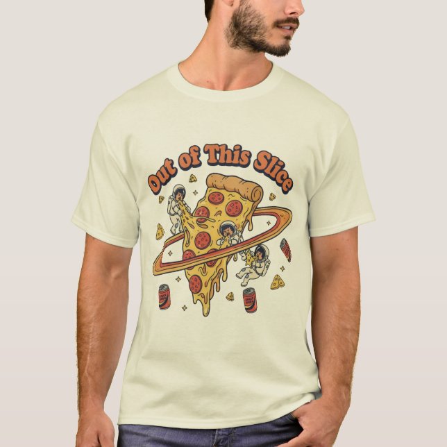 Slut på den här segmentpizza-bilden t shirt (Framsida)