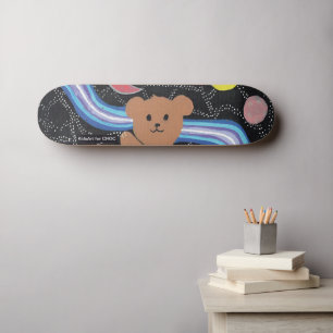 Slut på den här världen - Barnkonst för CHOC Mini Skateboard Bräda 18,5 Cm